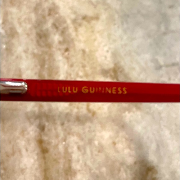 Lulu Guinness glasses frame, model L786, red, black and white with case - Picture 4 of 11